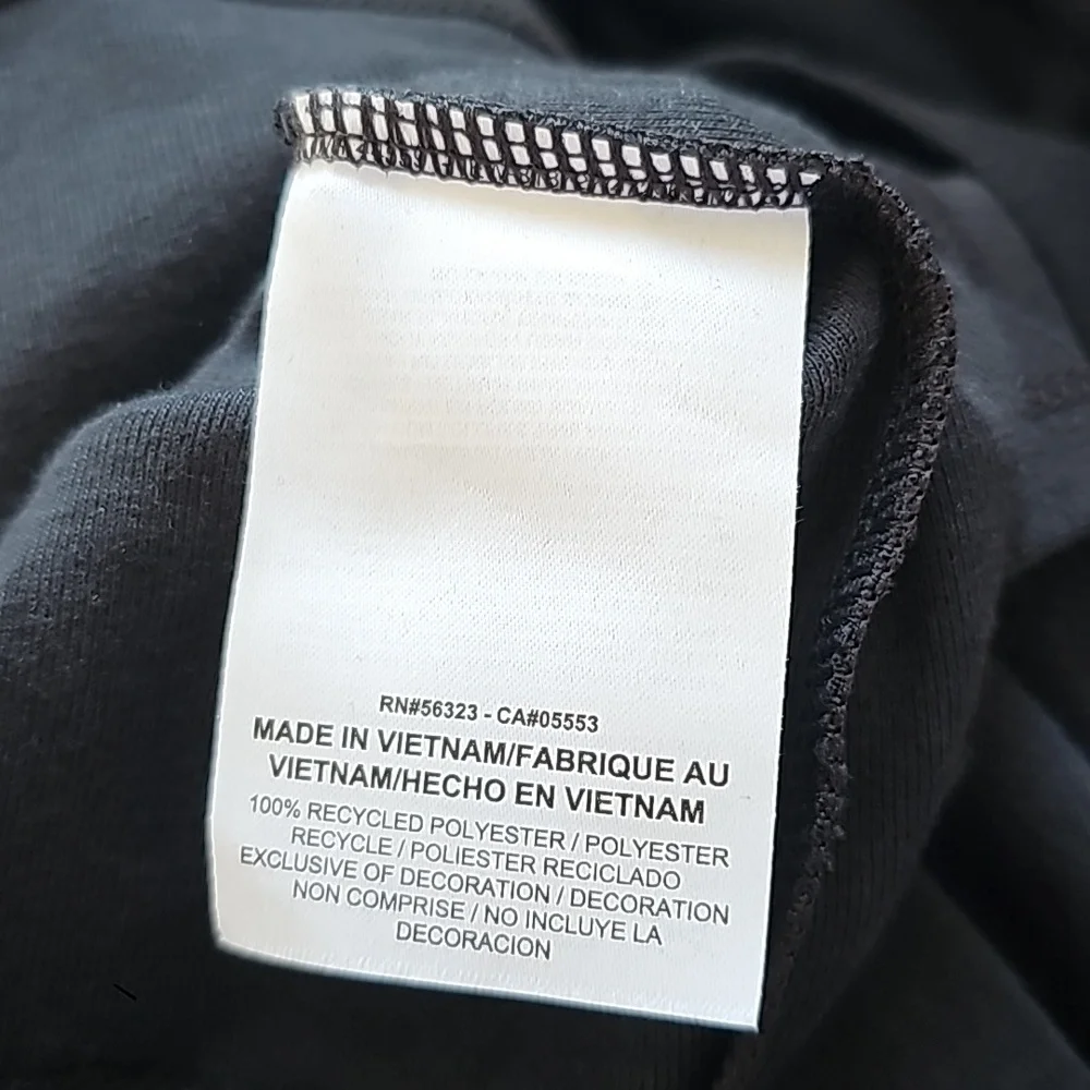 Nike Air Black Mock Neck Long Sleeve Bodycon Dress Small – Back Zip, Thigh Slit